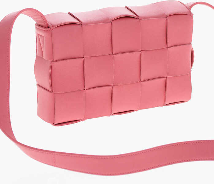 Genti de umar Bottega Veneta Braided Leather Cassette Shoulder Bag Red Femei (BM 19710719) 2