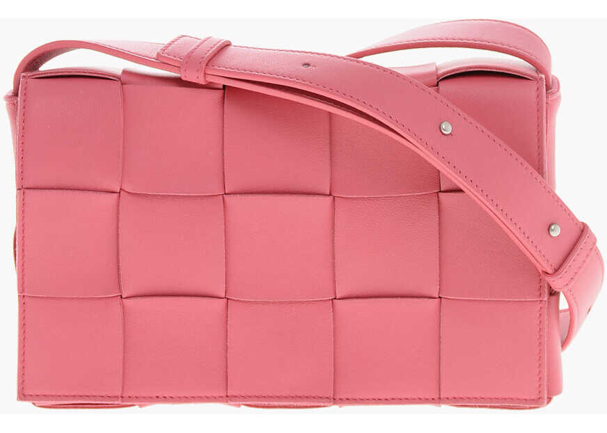 Genti de umar Bottega Veneta Braided Leather Cassette Shoulder Bag Red Femei (BM 19710719) 1