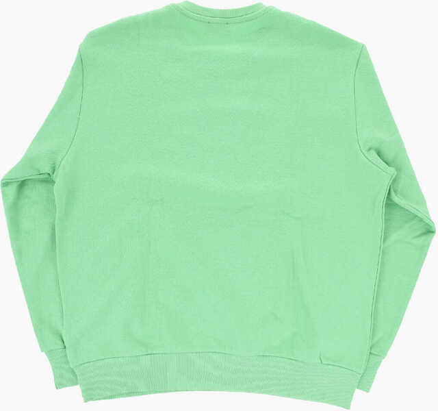 Bluze de trening Diesel Oversized Crew-Neck Sweatshirt With Embossed Logo Green Baieti (BM 19710746) 3