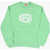 Diesel Oversized Crew-Neck Sweatshirt With Embossed Logo Green