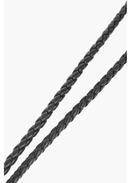 Brelocuri Bottega Veneta Leather Neck Keyring Black Femei (BM 19710749) 3