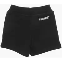 Imbracaminte DSQUARED2 pentru Baieti - Pantaloni scurti DSQUARED2 Cotton Shorts With Frontal Logo Black Baieti (BM 19710797) - B-mall.ro