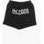 DSQUARED2 Cotton Shorts With Frontal Logo Black