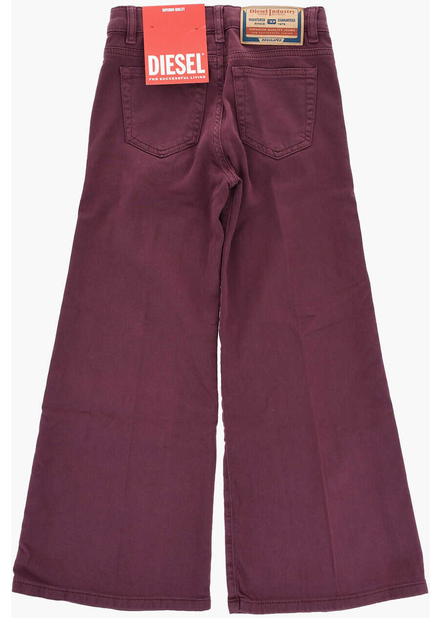 Blugi drepti Diesel Flared Leg Stretch Denim 1978-J Jjj Jogg Jeans Burgundy Baieti (BM 19710806) 3