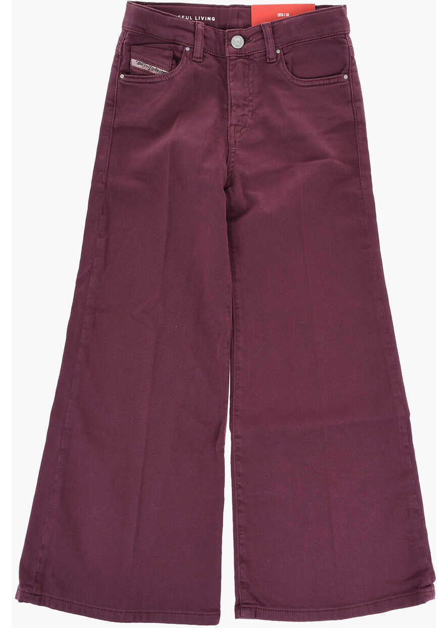 Blugi drepti Diesel Flared Leg Stretch Denim 1978-J Jjj Jogg Jeans Burgundy Baieti (BM 19710806) 1