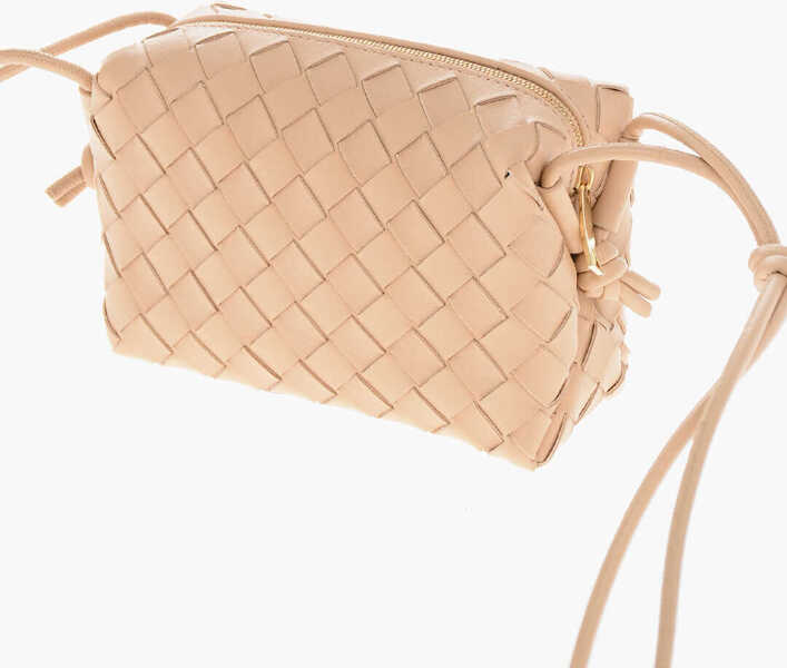 Genti de umar Bottega Veneta Braided Leather Mini Shoulder Bag Brown Femei (BM 19710809) 2