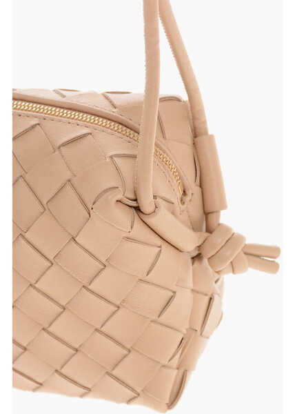 Genti de umar Bottega Veneta Braided Leather Mini Shoulder Bag Brown Femei (BM 19710809) 4