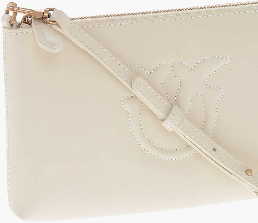Genti de umar Pinko Leather Shoulder Bag With Removable Strap White Femei (BM 19710812) 3
