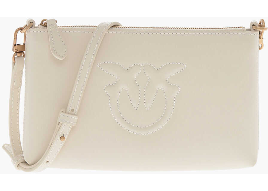 Genti de umar Pinko Leather Shoulder Bag With Removable Strap White Femei (BM 19710812) 1