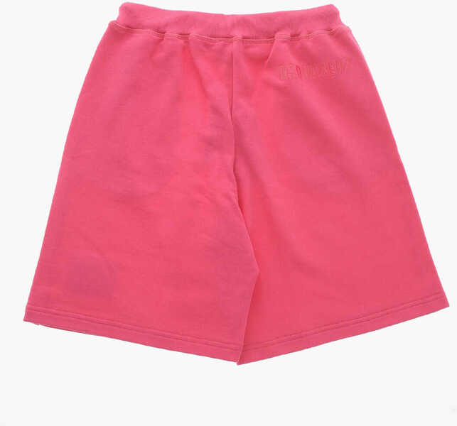Pantaloni scurti DSQUARED2 Jersey Shorts With Logo Patch Pink Baieti (BM 19710815) 3
