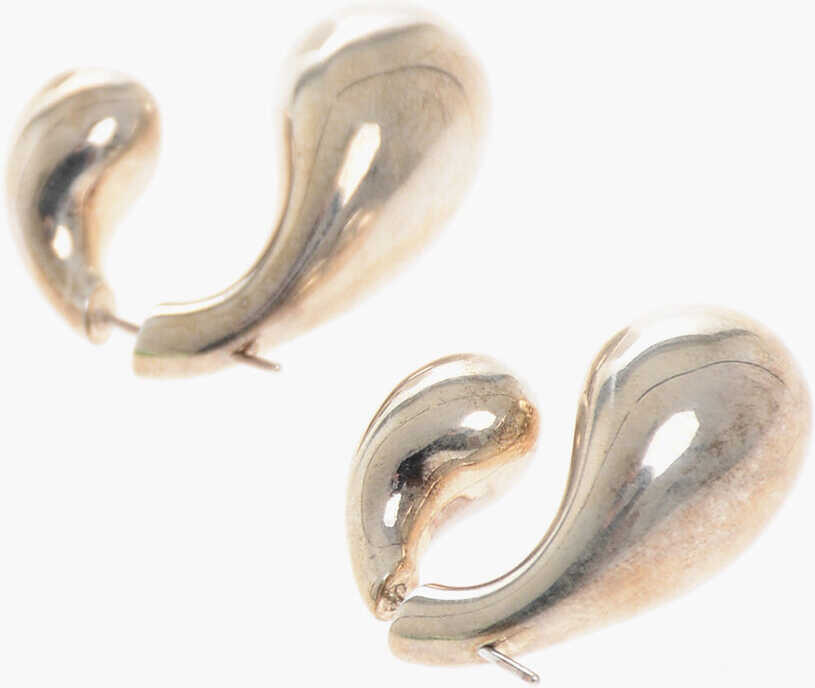 Cercei Bottega Veneta Brass Drop Reversible Earrings Silver Femei (BM 19710821) 3