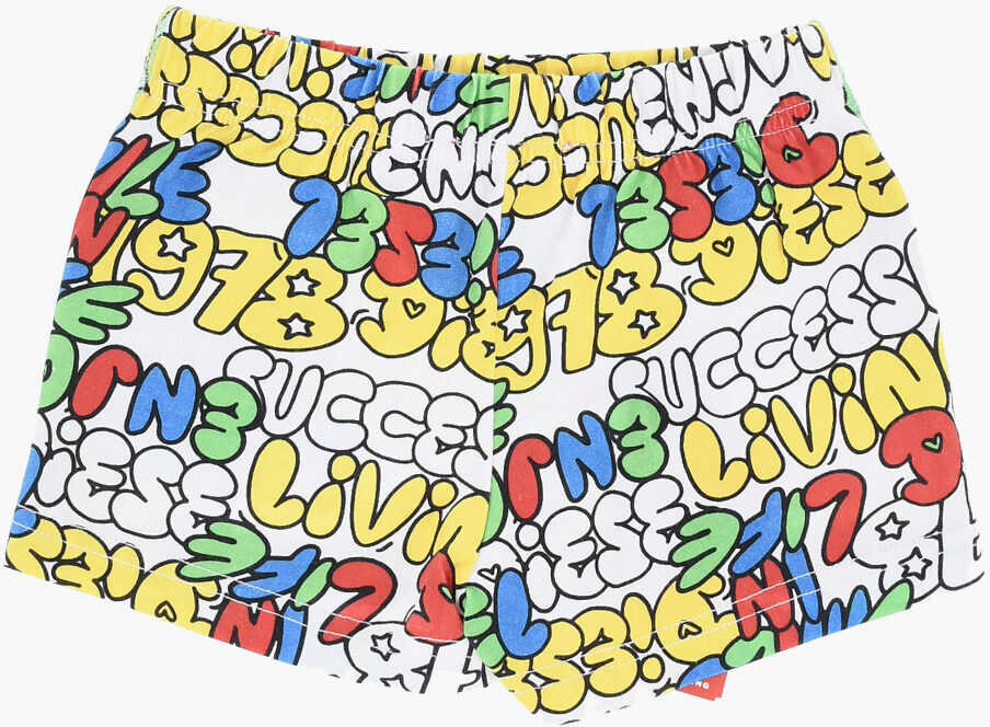 Pantaloni scurti Diesel All-Over Printed Shorts With Drawstring Waist Multicolor Baieti (BM 19710830) 3