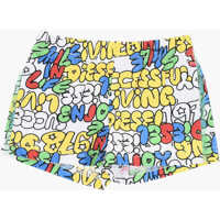 Pantaloni scurti All-Over Printed Shorts With Drawstring Waist Baieti