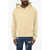 DSQUARED2 Vintage Effect Cotton Hoodie Beige