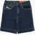Diesel Denim D-Macs-Sh-J Shorts With Visible Stitching Blue
