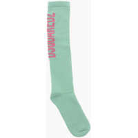 Sosete Cotton Long Socks With Contrasting Logo Fete