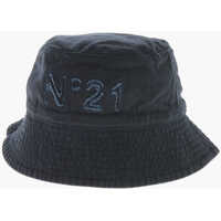 Caciuli Cotton Bucket Hat With Logo Baieti