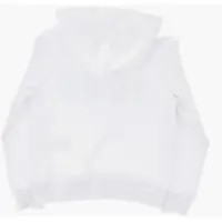 Imbracaminte DSQUARED2 pentru Baieti pagina 3 - Bluze de trening DSQUARED2 Icon Brushed Cotton Relax Hoodie With Fluorescent Logo White Baieti (BM 19710965) - B-mall.ro