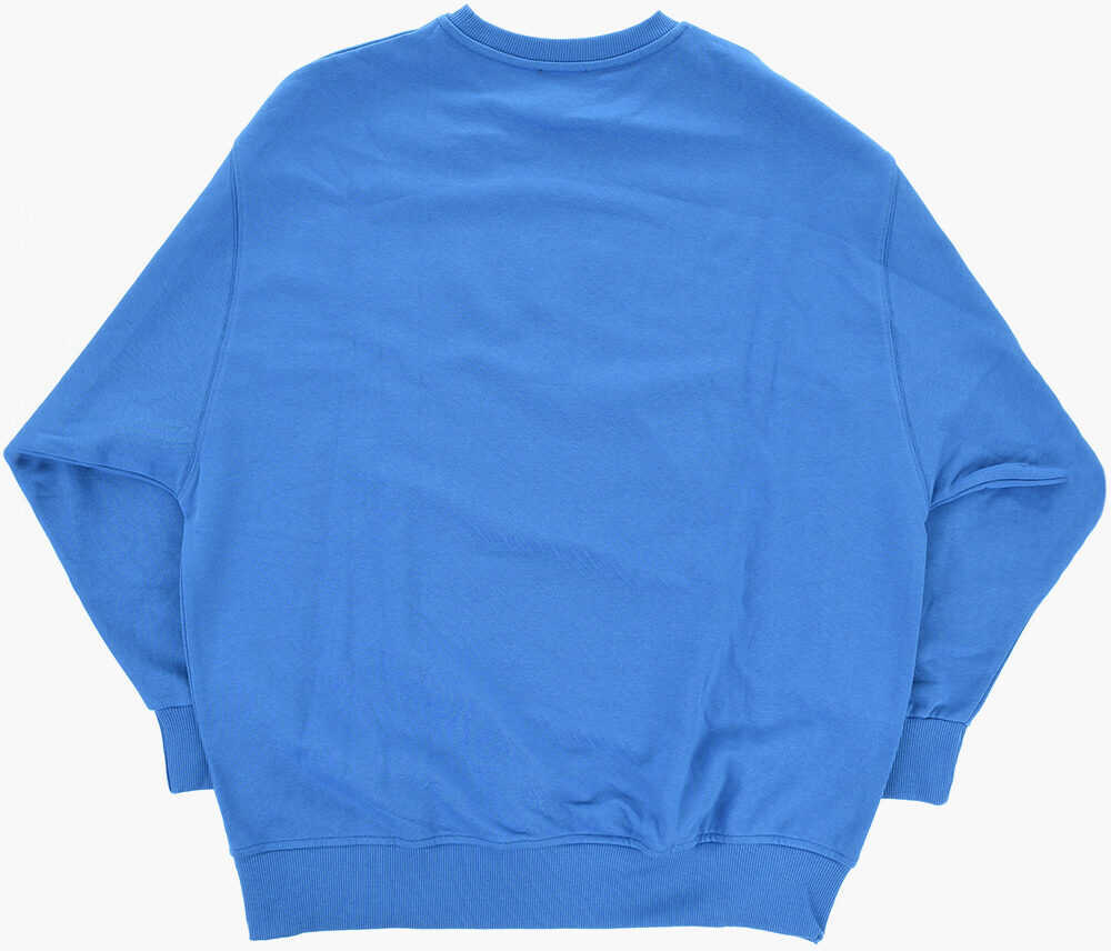 Bluze de trening Diesel Brushed Cotton Siwi Crew-Neck Sweatshirt With Contrasting Lo Blue Baieti (BM 19710971) 3