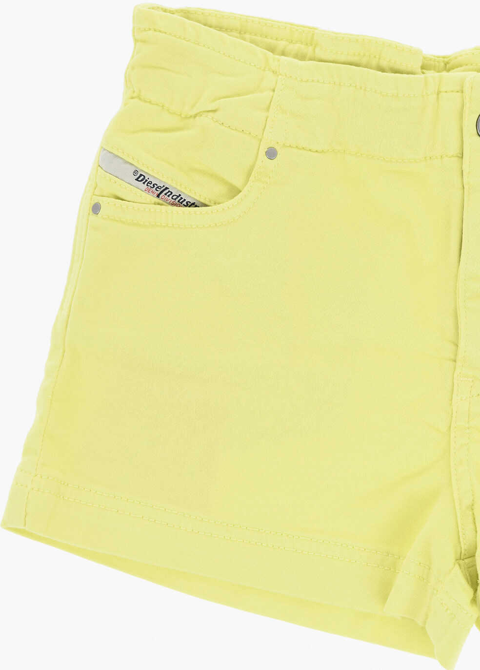 Pantaloni scurti Diesel Stretch Cotton Pamlix Jjj Shorts With Elastic Waistband Yellow Baieti (BM 19710974) 2