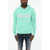 DSQUARED2 Cotton Hoodie With Frontal Logo Blue