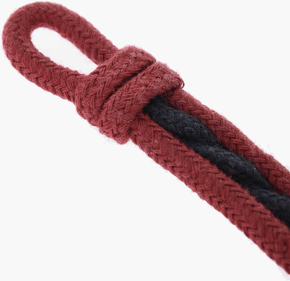 Bratari Chloe Two-Tone Rope Bracelet With Golden Metal Detail Red Femei (BM 19710980) 3