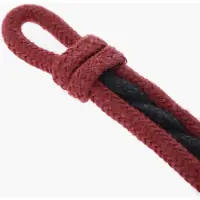 Bratari Chloe Dama - Bratari Chloe Two-Tone Rope Bracelet With Golden Metal Detail Red Femei (BM 19710980) - B-mall.ro