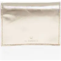 Portofele Leather Golden Effect Wallet Femei