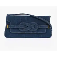 Genti de umar Denim Nodo Shoulder Bag With Chain Strap Femei