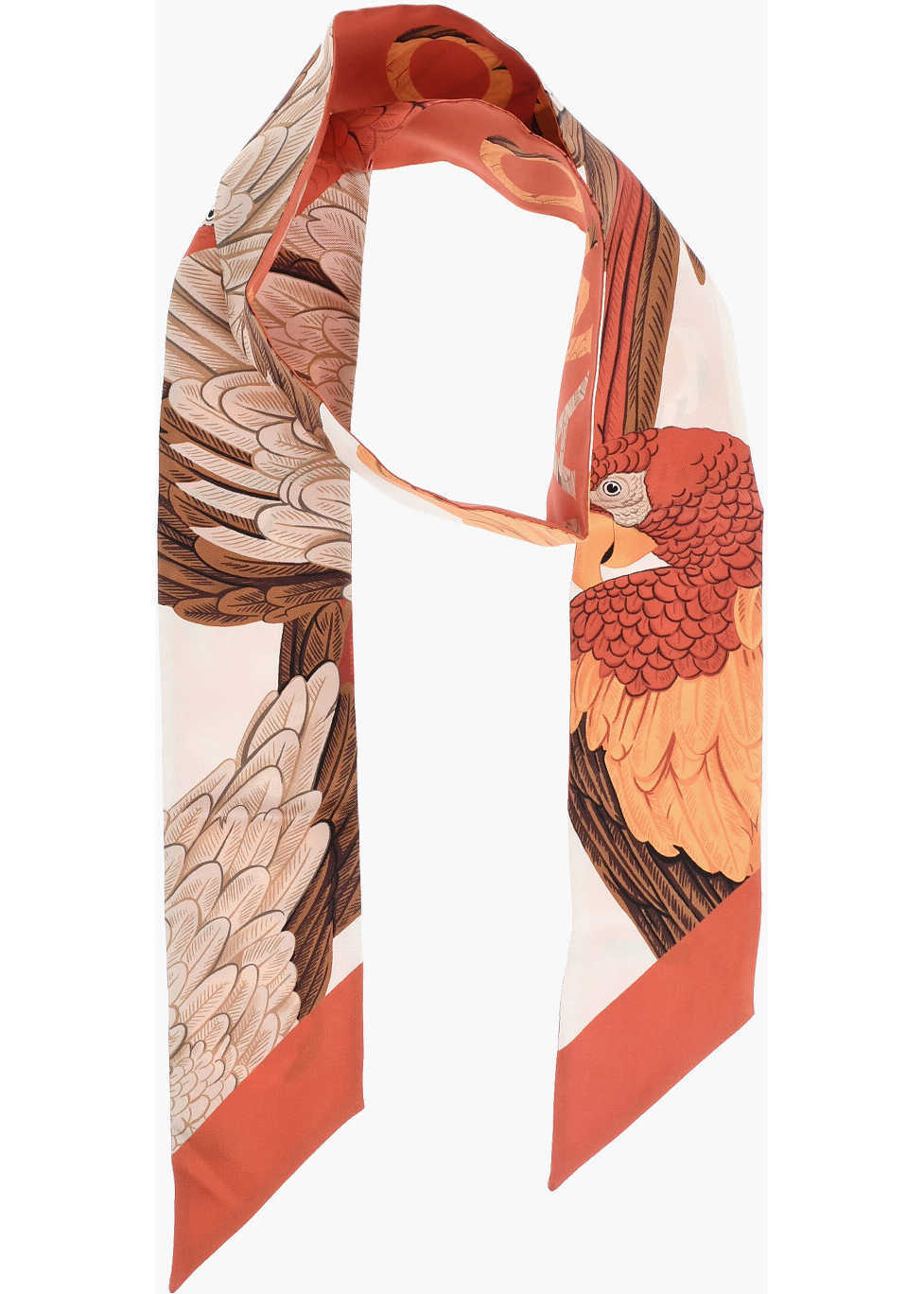 Esarfe Salvatore Ferragamo Silk Pappagallo Foulard Multicolor Femei (BM 19711007) 2