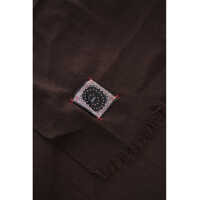 Fulare pentru Barbati - Esarfe Destin Solid Color Wool Scarf With Fringes Brown Barbati (BM 19711016) - B-mall.ro