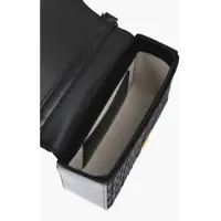 Genti de umar Givenchy Dama - Genti de umar Givenchy All Over Monogram Cotton Mini Bag With Golden Effect Chain Black Femei (BM 19711019) - B-mall.ro