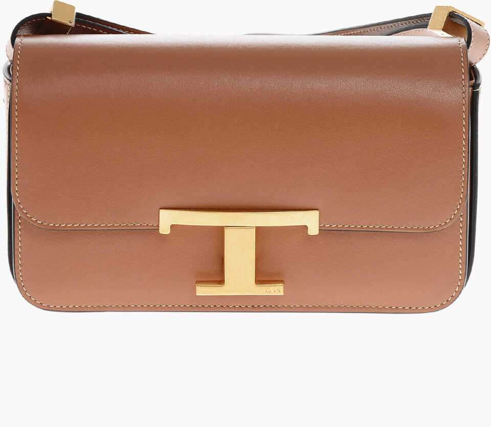 Genti de umar TODS Leather Camera Bag With Monogram Brown Femei (BM 19711022) 1