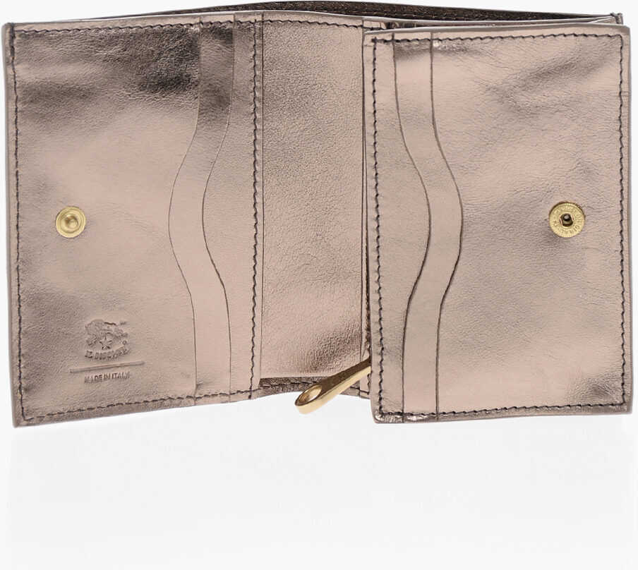Portofele IL BISONTE Metallic Letaher Wallet Brown Femei (BM 19711028) 3
