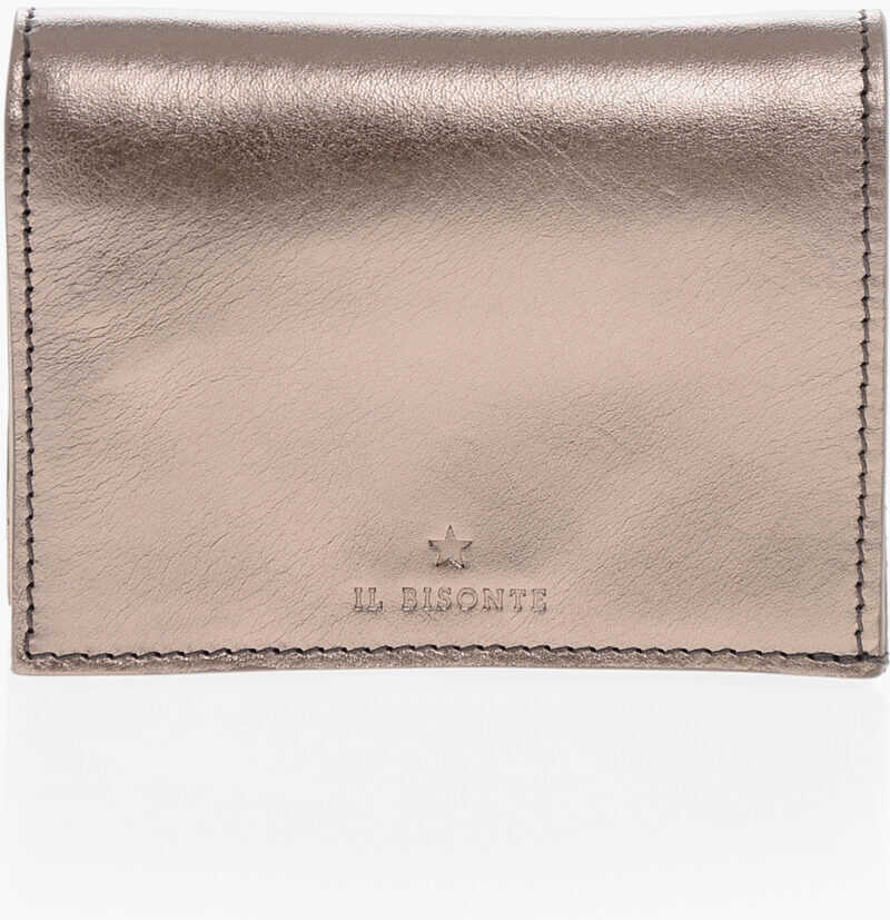Portofele IL BISONTE Metallic Letaher Wallet Brown Femei (BM 19711028) 1
