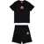 Diesel Cotton Tee Dress With Printed Logo Black