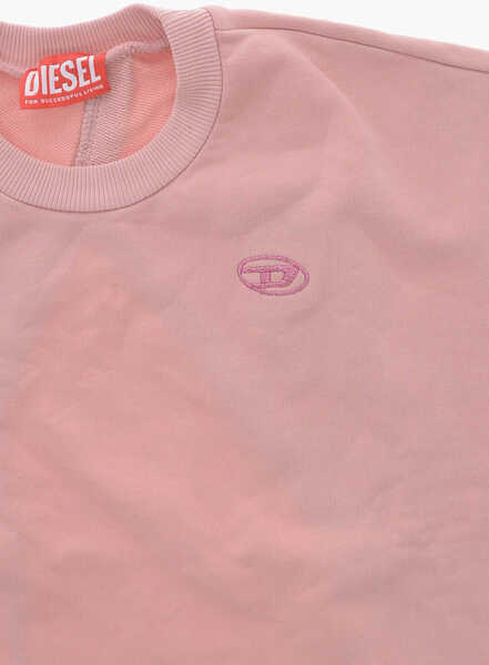 Bluze de trening Diesel Crew Neck Sarri Sweatshirt With Chiffon Detail Pink Baieti (BM 19713050) 2