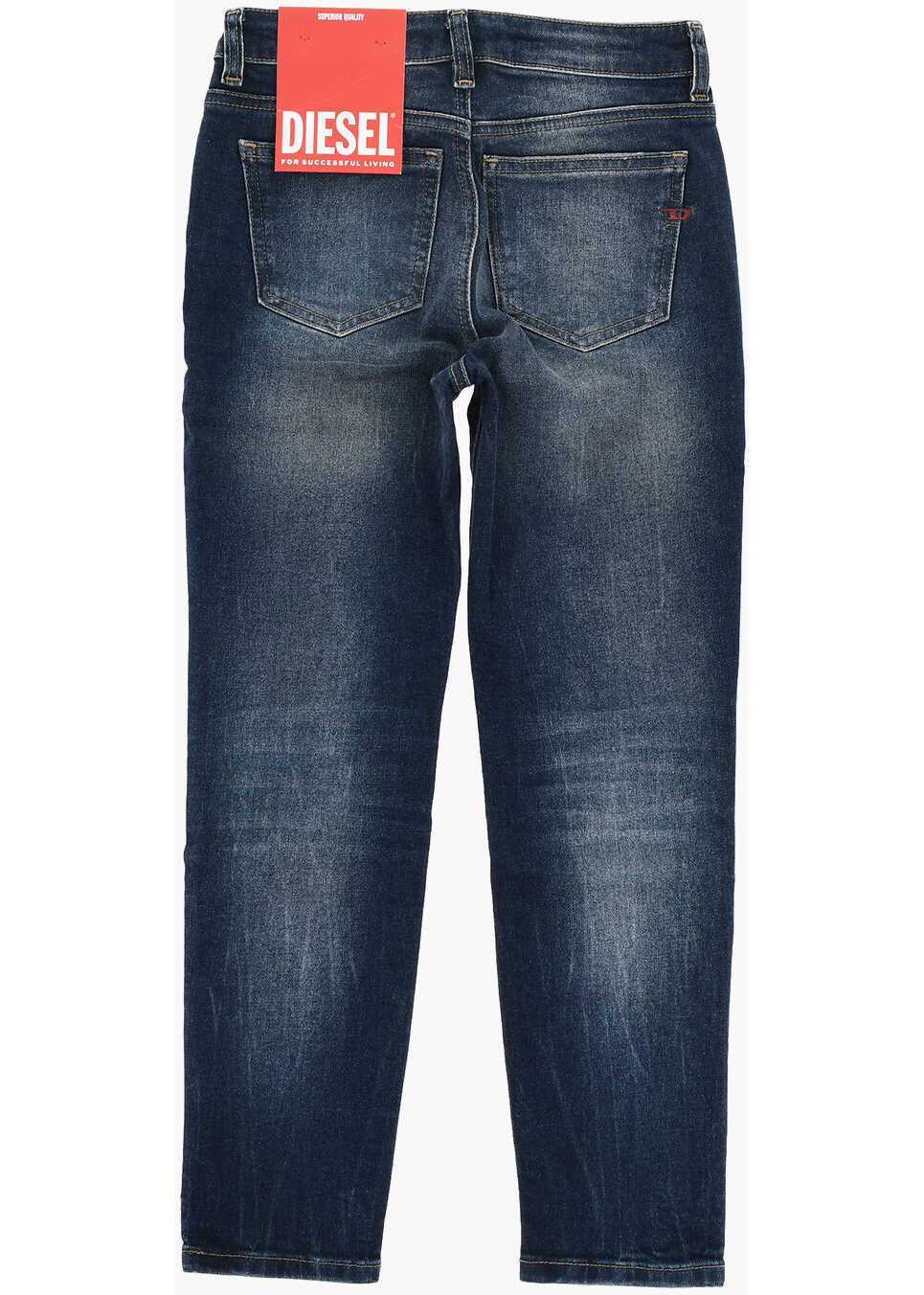 Blugi drepti Diesel Mid Waist Slim Fit 2004-J Jeans Blue Baieti (BM 19713053) 3