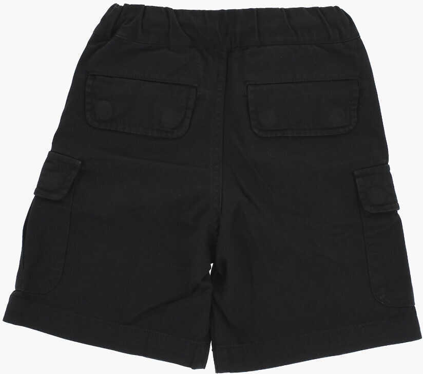 Pantaloni scurti Diesel Cotton Cargo Pibar Shorts Black Baieti (BM 19713062) 3