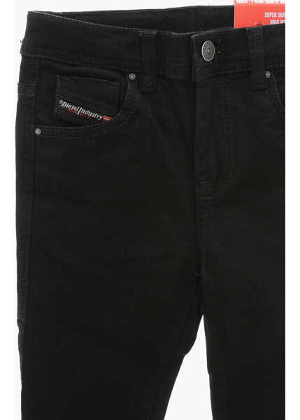 Blugi skinny Diesel Stretch Cotton 1984 Slandy Skinny Fit Denims 10Cm Black Fete (BM 19713068) 2
