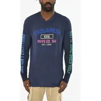 Tricouri Linen Long Sleeve Crew-Neck T-Shirt Barbati