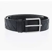 Curele Braided Leather Belt 35Mm Barbati