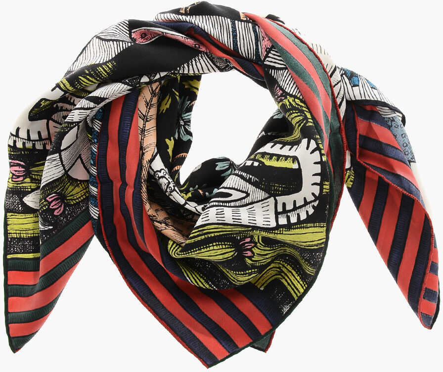 Esarfe Gucci Silk Satin Power Foulard Multicolor Femei (BM 19713095) 3