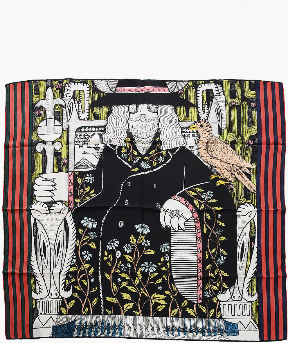 Esarfe Gucci Silk Satin Power Foulard Multicolor Femei (BM 19713095) 1