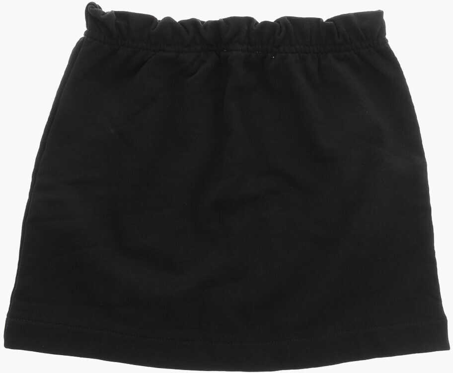 Fuste N21 Kids Brushed Cotton Skirt With Printed Logo Black Fete (BM 19713110) 3