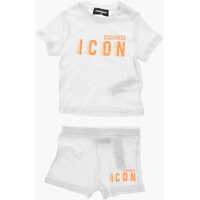Tricouri Icon Cotton Shorts And T-Shirt Set Baieti