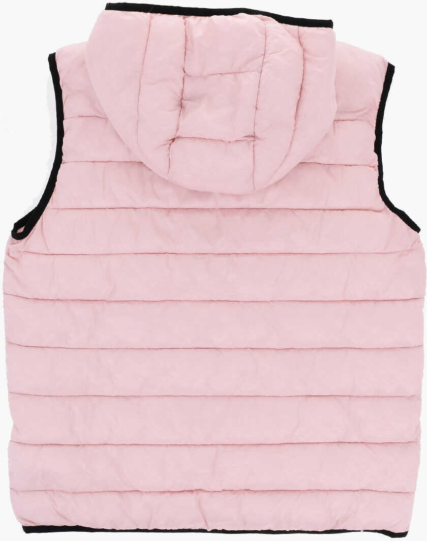 Jachete Diesel Quilted Sleeveless Maxi Jacket Pink Fete (BM 19713116) 3