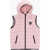 Diesel Quilted Sleeveless Maxi Jacket Pink
