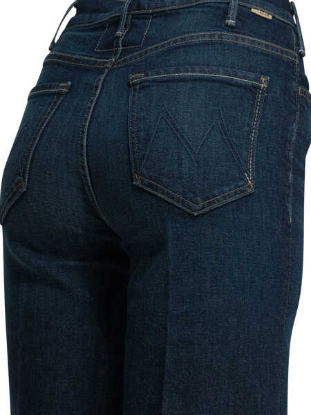 Blugi drepti MOTHER DENIM Kicks and Riffs Jeans Blue Femei (BM 19713135) 4