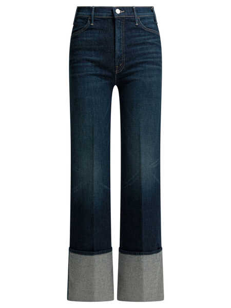 Blugi drepti MOTHER DENIM Kicks and Riffs Jeans Blue Femei (BM 19713135) 1